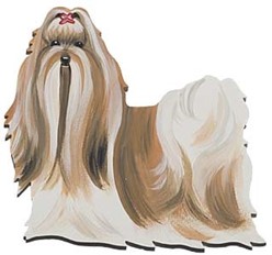 Shih Tzu Dog Christmas Ornament, a Charming Gift for Shih Tzu Owners