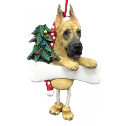 Great Dane Dangling Legs Dog Christmas Ornament