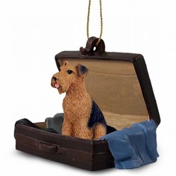 Airedale Traveling Companion Ornament