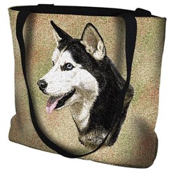 Siberian Husky Tote Bag