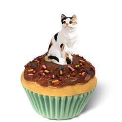 Calico Cat Kittycake Trinket Box