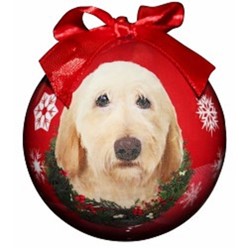 Labradoodle Ball Christmas Ornament