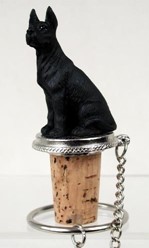Great Dane Bottle Stoppers- Click for more breed options