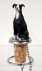 Greyhound Bottle Stopper- Click for more breed colors
