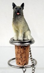 Norwegian Elkhound Bottle Stopper
