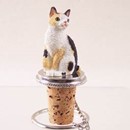 Japanese Bobtail Cat Bottle Stopper