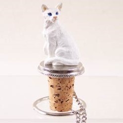 Oriental Shorthair Cat Bottle Stopper