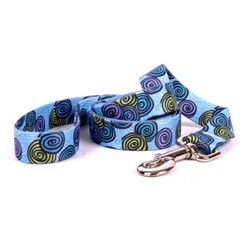 Spirals Blue Leash