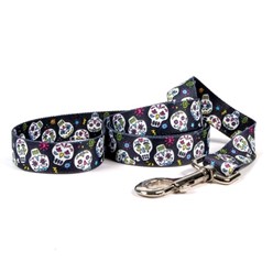 Sugar Skulls Black Leash