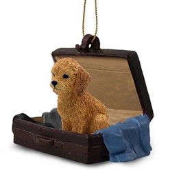Goldendoodle Traveling Companion Ornament