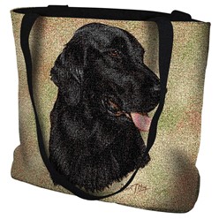 Flat Coated Retriever Tote Bag