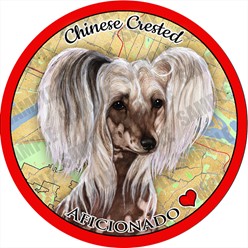 Chinese Crested Dog Car Coaster Buddy