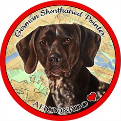 German Shorthaired Dog Car Coaster Buddy