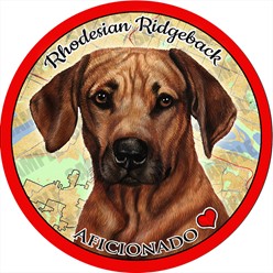 Rhodesian Ridgeback Dog Car Coaster