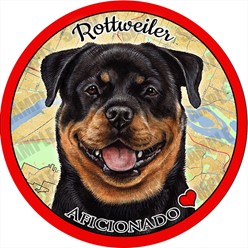 Rottweiler Dog Car Coaster Buddy