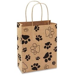 Paw Print Gift Bag