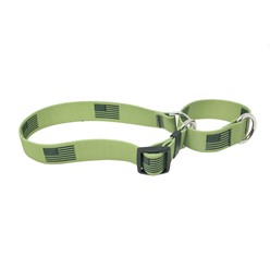 Olive Flag Martingale Collar