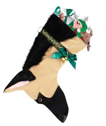 German Shepherd Christmas Stocking