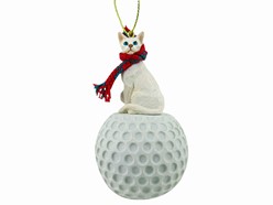 Oriental Shorthair Cat Sport Christmas Ornament