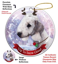 Bedlington Terrier Up To Snow Up To Snow Good- click for breed colors