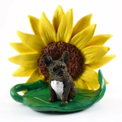 French Bulldog Sunflower Dog Breed Figurine- click for more breed colors