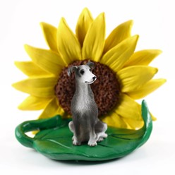 Greyhound Sunflower Dog Breed Figurine- click for more breed colors