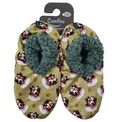 Australian Shepherd Comfies Dog Print Slippers