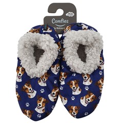 Jack Russell Comfies Dog Print Slippers