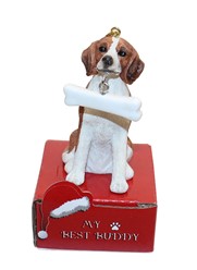 Beagle My Best Buddy Dog Breed Christmas Ornament