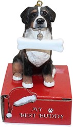 Bernese Mountain Dog My Best Buddy Christmas Ornament