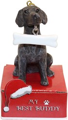 German Shorthaired Pointer My Best Buddy Dog Breed Christmas Ornament