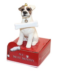 Jack Russell My Best Buddy Dog Breed Christmas Ornament