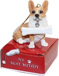 Welsh Corgi My Best Buddy Christmas Ornament