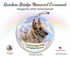 Belgian Laekenois Rainbow Bridge Memorial Ornament