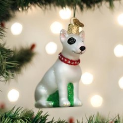 Bull Terrier Old World Christmas Dog Ornament