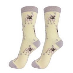 French Bulldog Happy Tails Socks