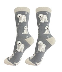 Bichon Frise Happy Tails Socks