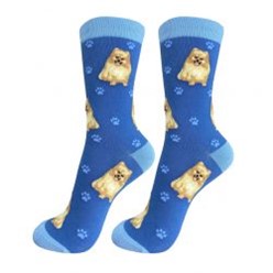 Pomeranian Happy Tails Socks