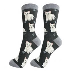 West Highland Terrier Happy Tails Socks