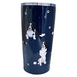 Border Collie Dog Insulated Tumbler By Serengeti