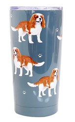 King Charles Cavalier Dog Insulated Serengeti Tumbler