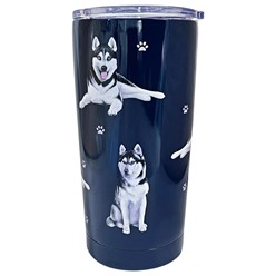 Siberian Husky Dog Insulated Serengeti Tumbler