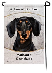 Dachshund Short Hair House is Not a Home Garden Flag- click for breed colors