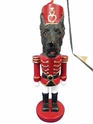 Great Dane Black Nutcracker Dog Christmas Ornament