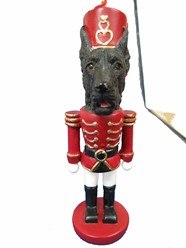 Great Dane Black Nutcracker Christmas Ornament