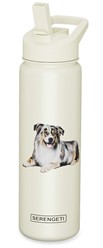 Australian Shepherd Serengeti Insulated Water Bottle