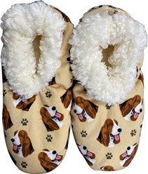 Basset Hound Comfies Dog Print Slippers