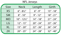 raining cats and dogs kansas city chiefs pink pet puma nfl jersey size chart